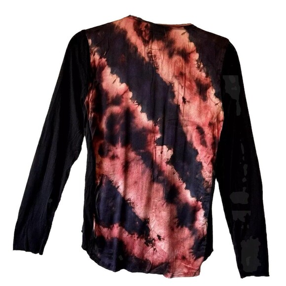 Go Silk Go Zippy Womens‎ Small Zip Front Long Sleeve Top Silk Blend Raw Hem Top - Picture 4 of 12